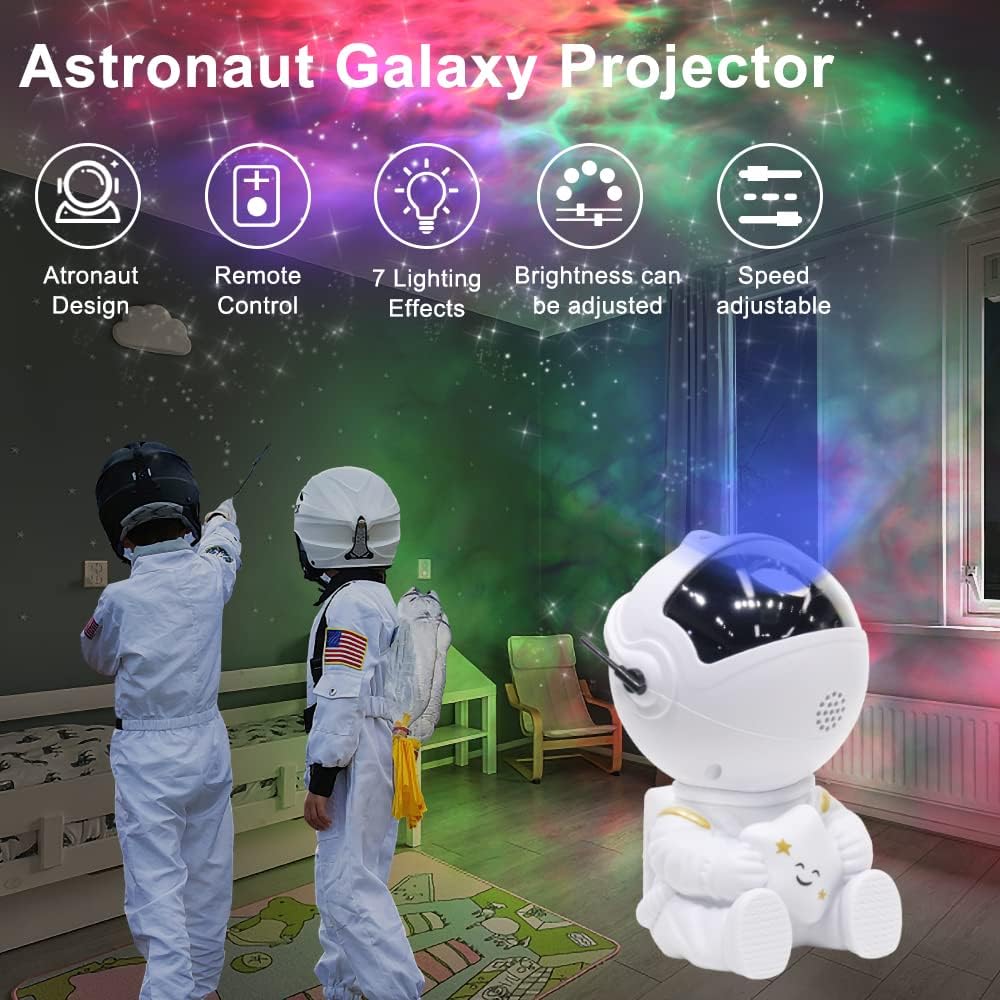 Astronaut Galaxy Star Light Projector