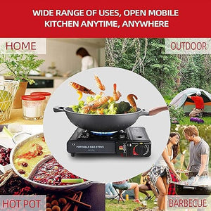 Portable Gas Stove with Auto Ignition and Suitcase